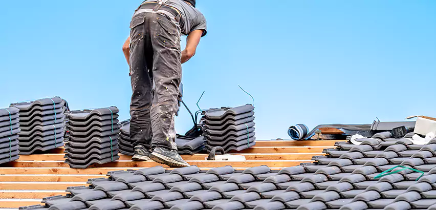 Replacing Tile Roof Underlayment in Mount Vernon